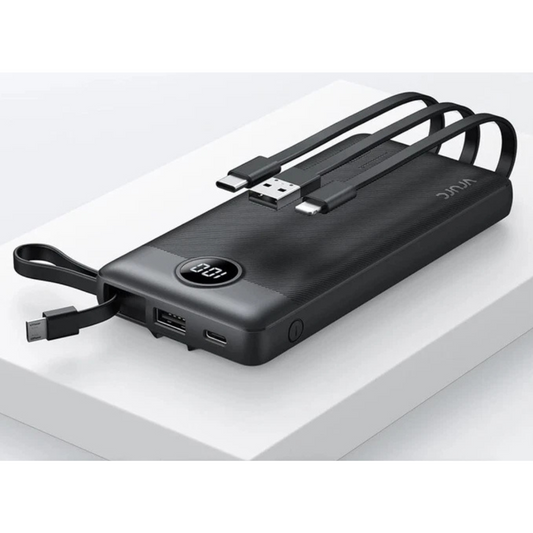 Brand New VRURC Power Bank with Built-In Cables 10000Mah USB C Portable Charger