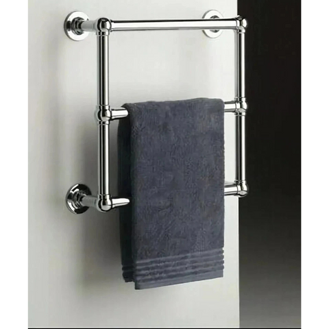 Chrome Burcome 600 X 686mm Towel Stand Bathroom Washroom Radiator Free Postage