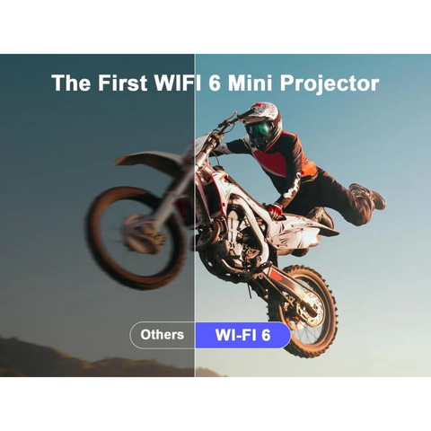 BRAND Projector 4K Smart LED WiFi Bluetooth HDMI USB Android Cinema Home Theater