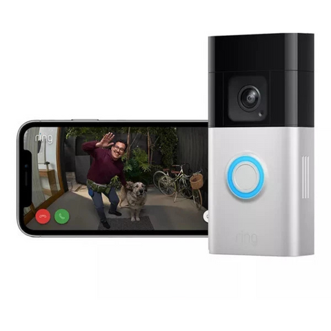 Brand New - RING Battery Video Doorbell Pro - Nickel