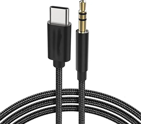 Type C to Aux Cable 3.5 mm Audio Jack 1.5 M Length